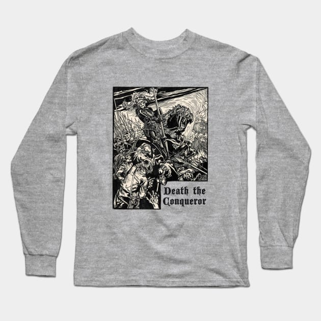 Death The Conqueror Long Sleeve T-Shirt by UndiscoveredWonders